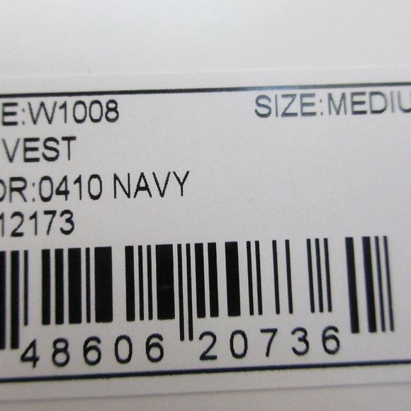 Zero Restriction Golf Vest Z625 Primaloft Navy Men's Medium Signature Bank Logo - Picture 13 of 16